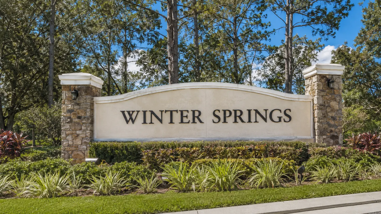Winter Springs community entrance